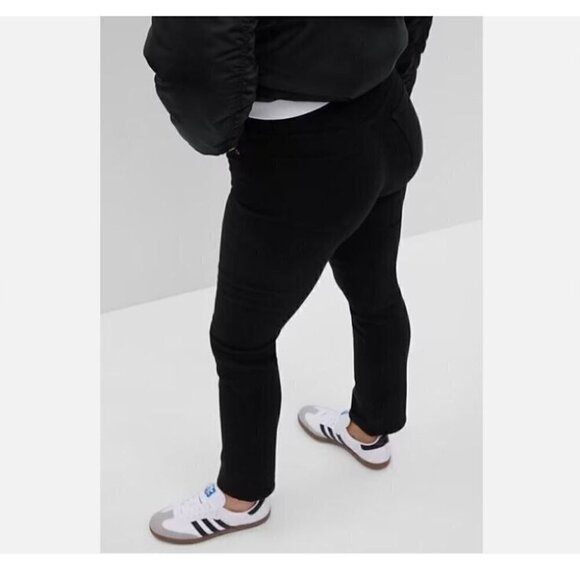 GAP Mid Rise Classic Straight Black Wash Jeans Size 0/25 RETAIL $80 - Y2K VIBES - Picture 7 of 9